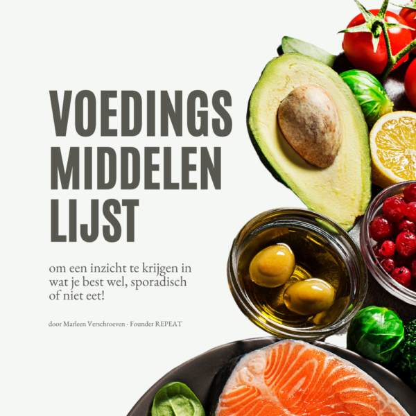 E-Book ― Voedingsmiddelenlijst